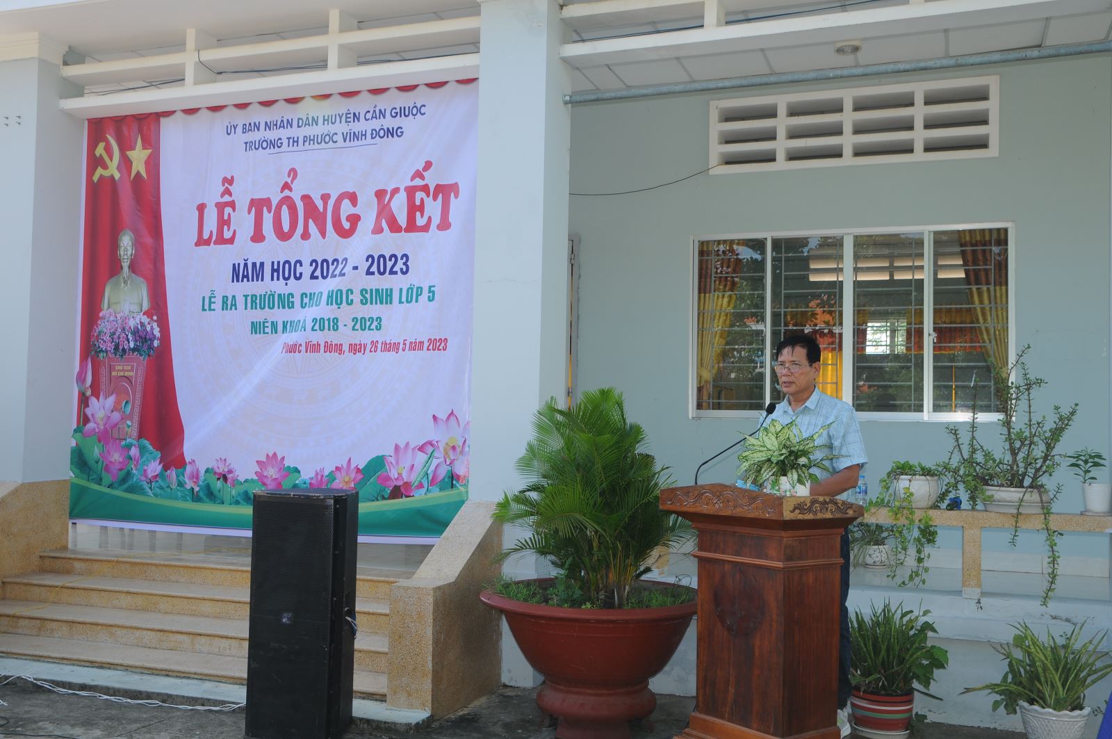 Lễ Tổng kết và Lễ Ra trường cho học sinh lớp 5 trường Tiểu học Phước Vĩnh Đông